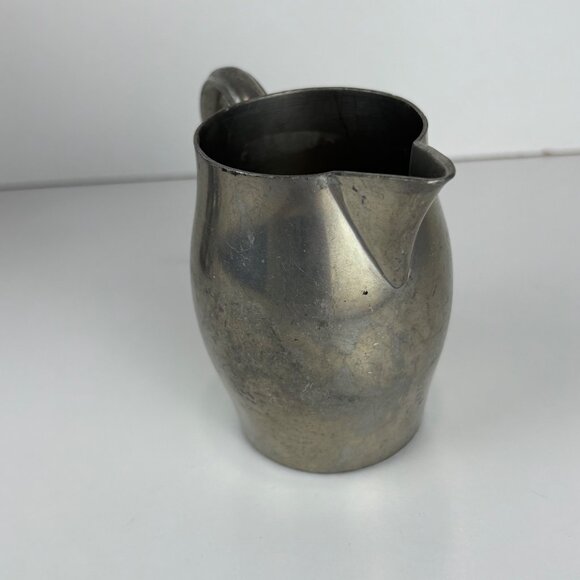 Vintage Insico Pewter Creamer Pitcher 519 Small 5 Oz Rustic Farmhouse Decor - Picture 4 of 6